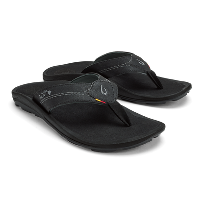 Kīpī Men’s Comfortable Beach Sandals - Black