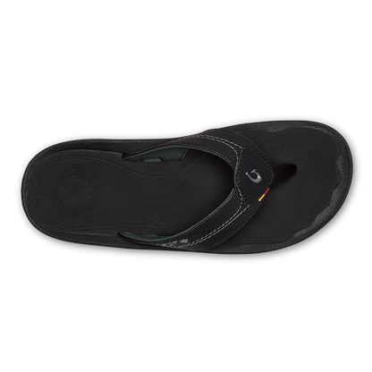 Kīpī Men’s Comfortable Beach Sandals - Black