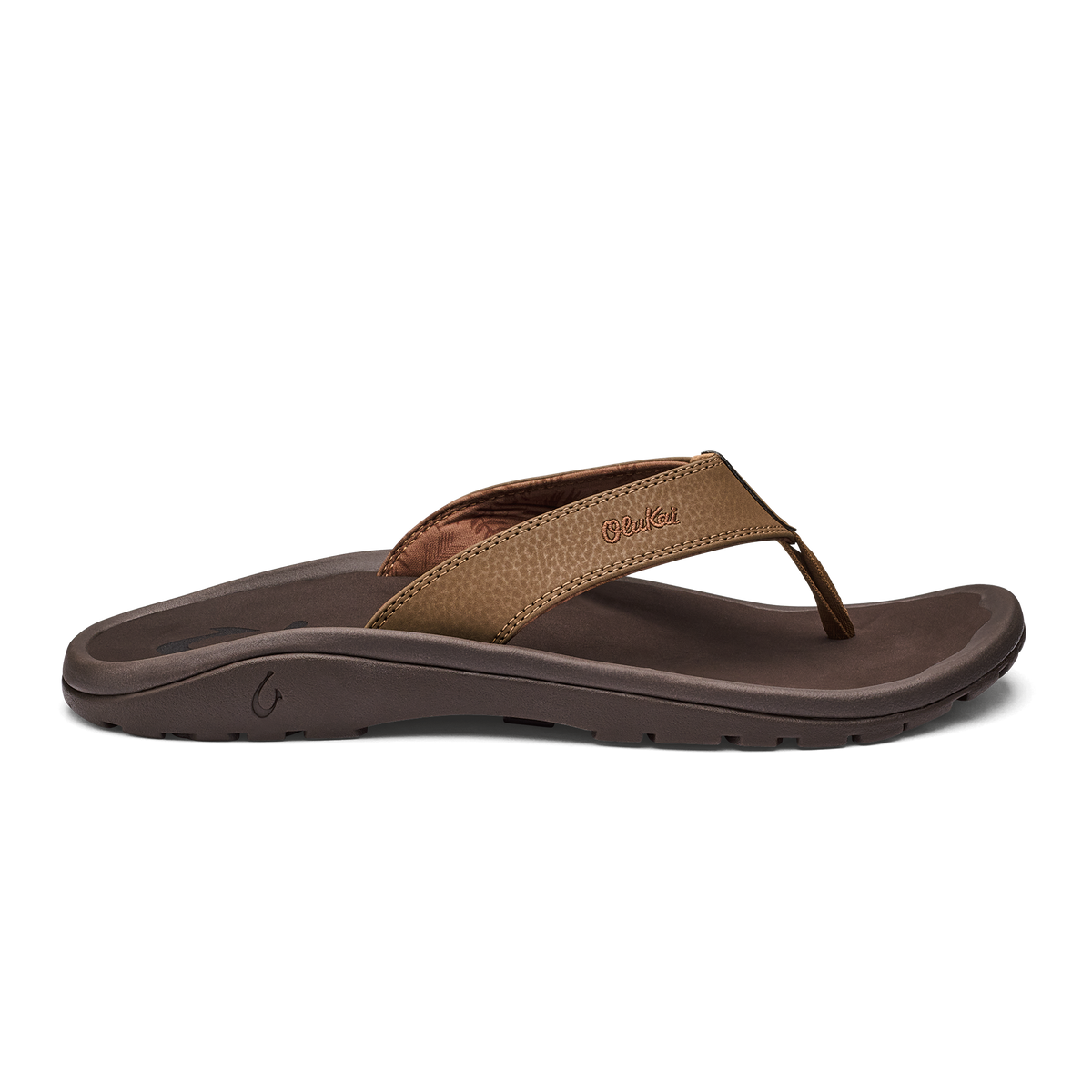 ‘Ohana Men's Best Selling Beach Sandals - Tan / Dark Java