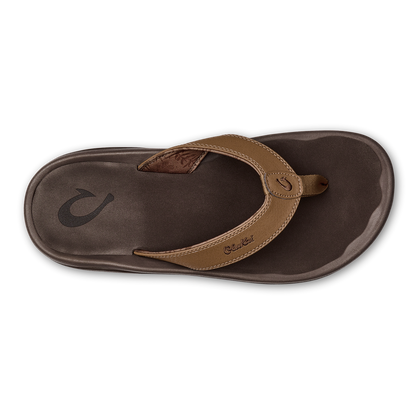 ‘Ohana Men's Best Selling Beach Sandals - Tan / Dark Java