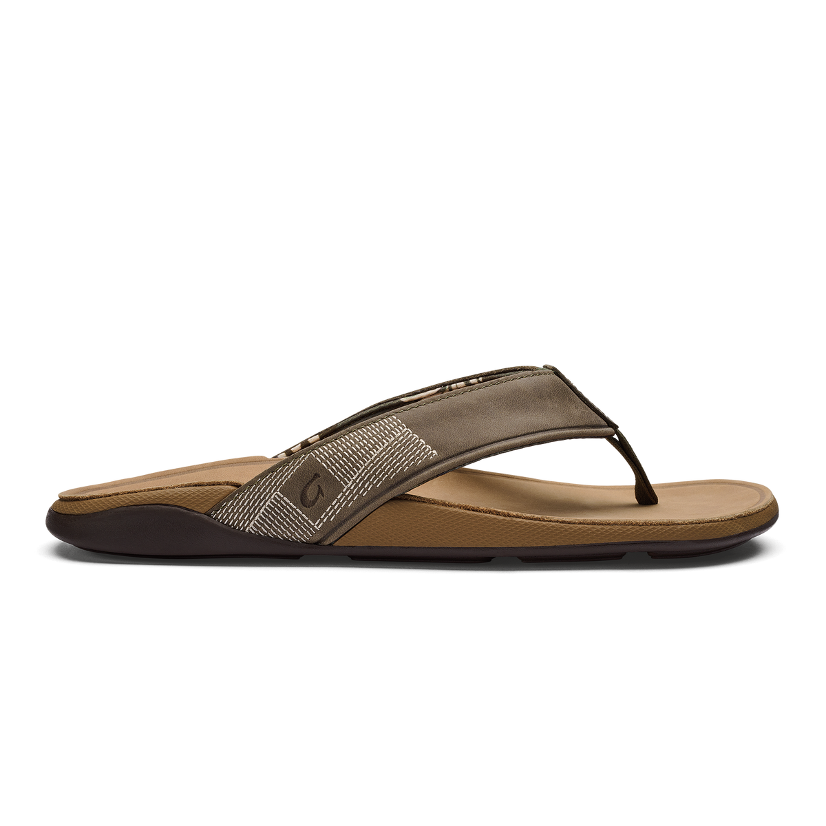 Tuahine Men's Waterproof Leather Beach Sandals - Hunter
