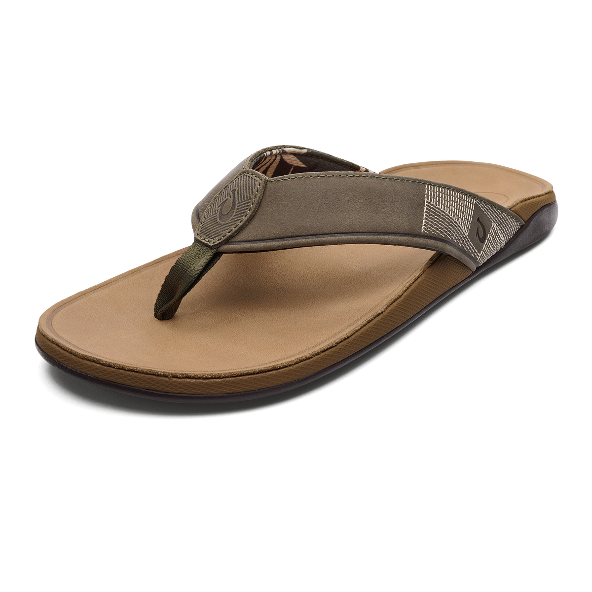 Tuahine Men's Waterproof Leather Beach Sandals - Hunter