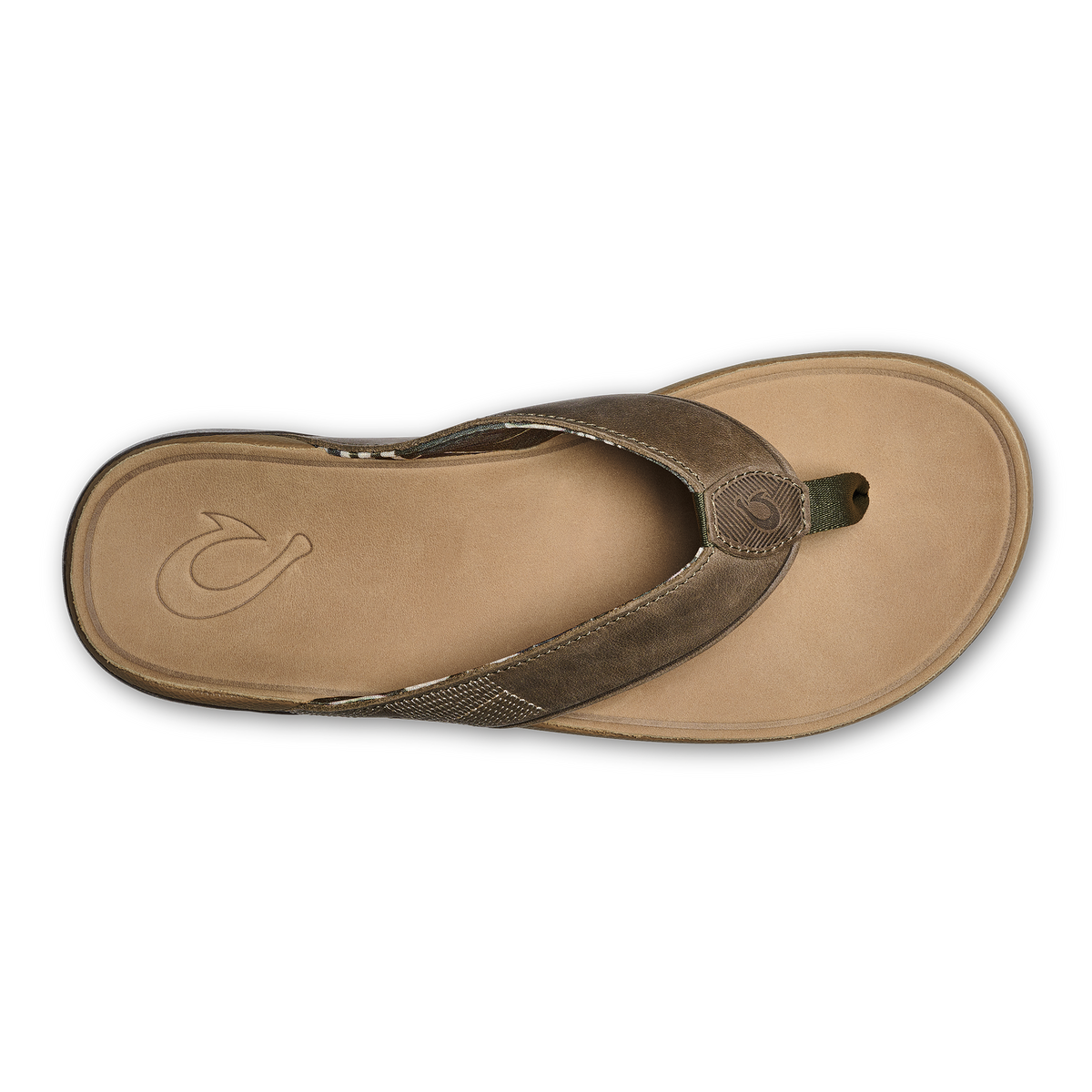 Tuahine Men's Waterproof Leather Beach Sandals - Hunter