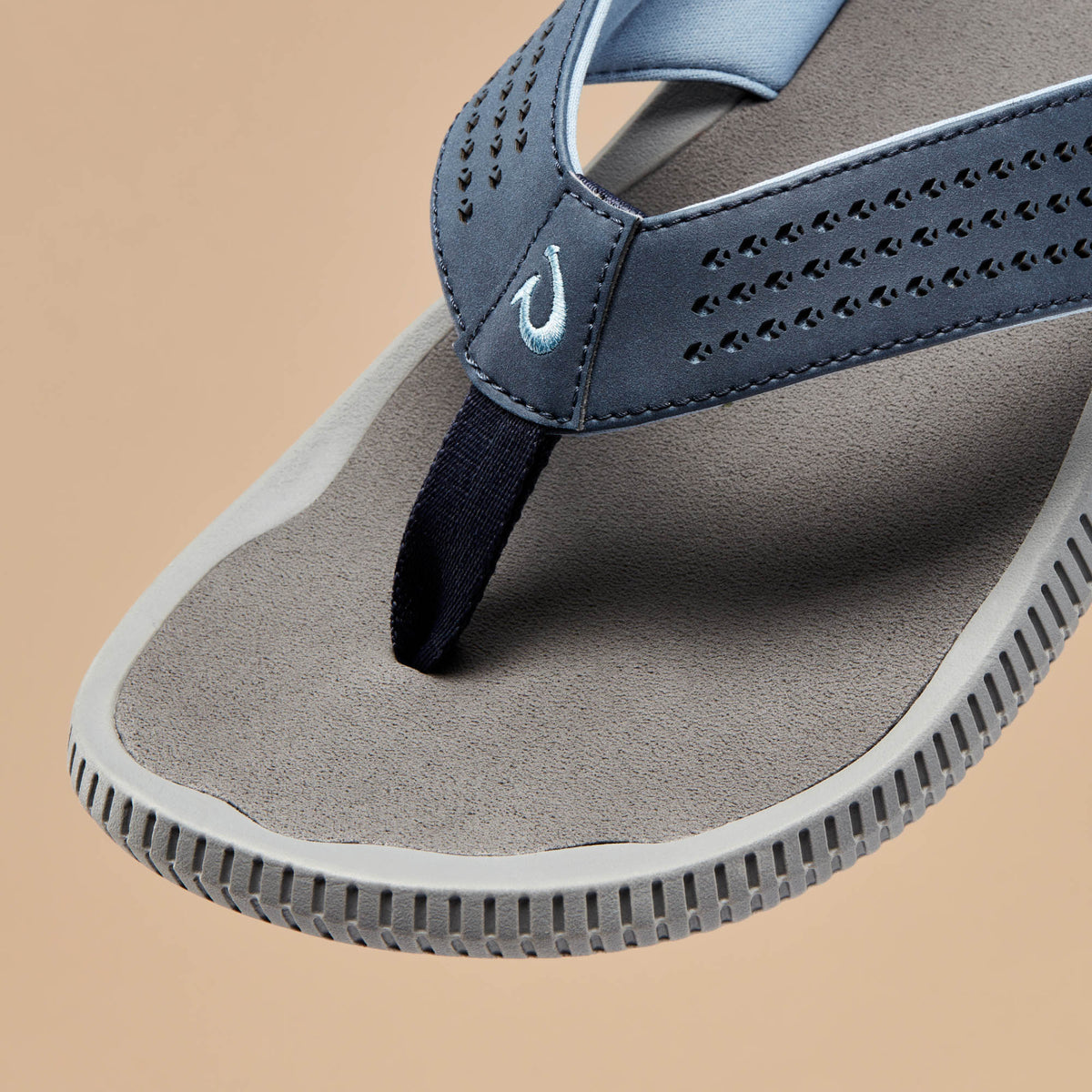 Ulele Men's Beach Sandals - Blue Depth / Charcoal