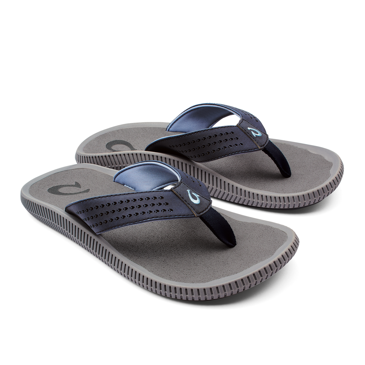 Ulele Men's Beach Sandals - Blue Depth / Charcoal