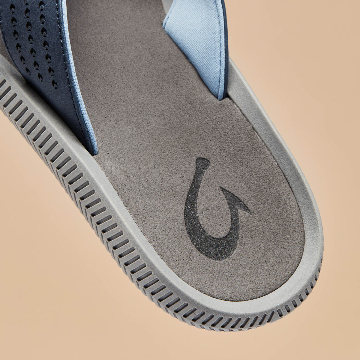 Ulele Men's Beach Sandals - Blue Depth / Charcoal