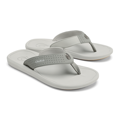 Ki‘i Men’s Water Ready Beach Sandals - Ash / Sterling