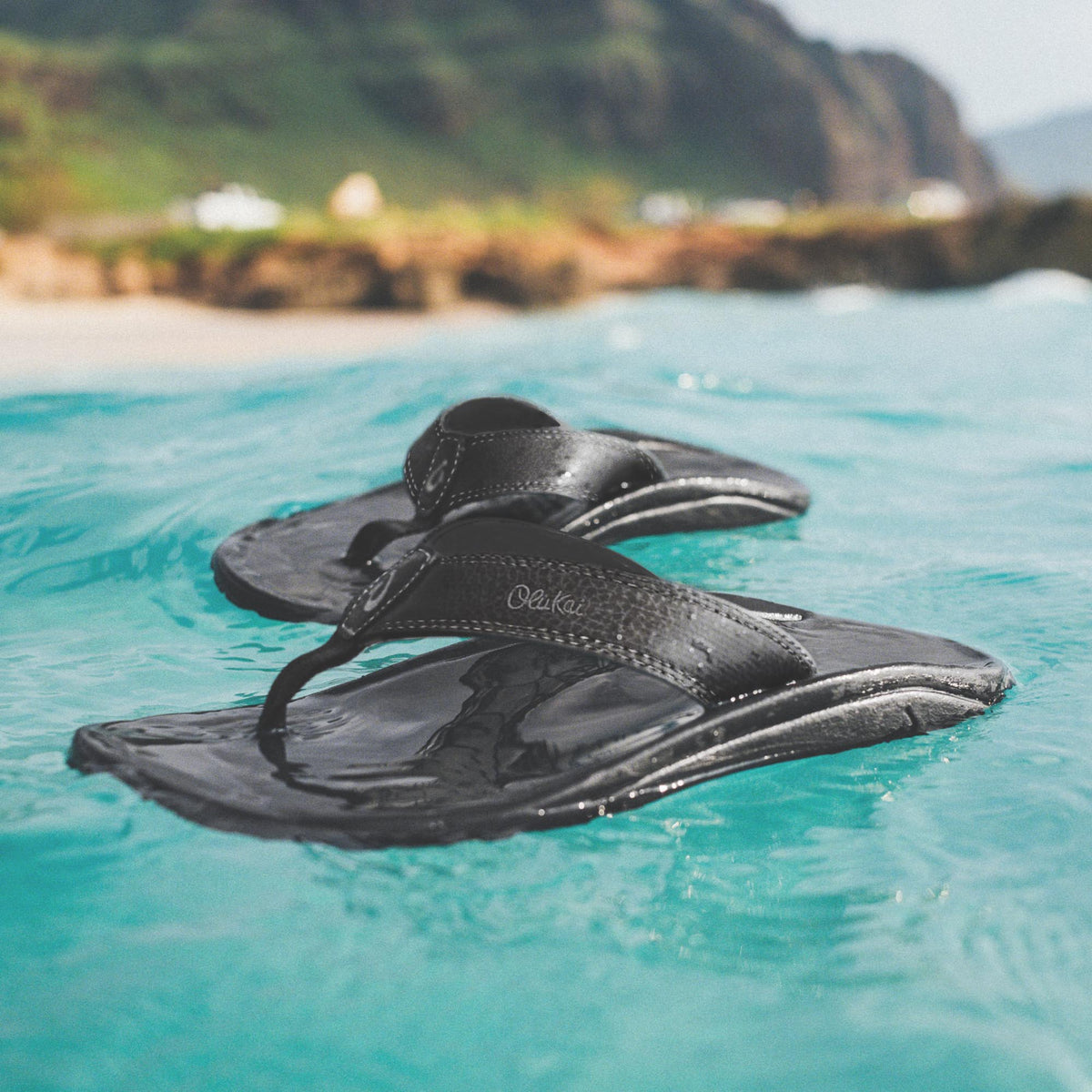 ‘Ohana Men's Best Selling Beach Sandals - Black