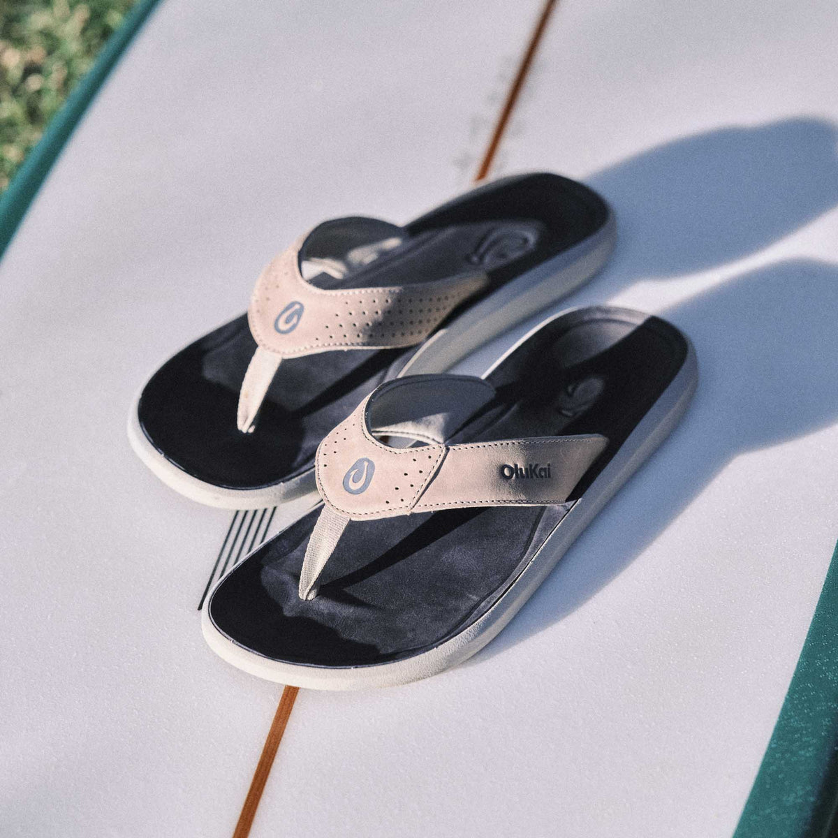 Pili Men’s Waterproof Leather Sandals - Ash / Mood Indigo