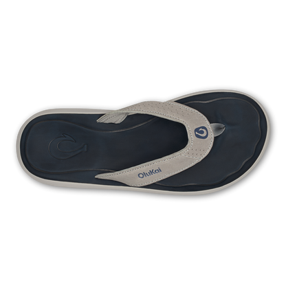 Pili Men’s Waterproof Leather Sandals - Ash / Mood Indigo
