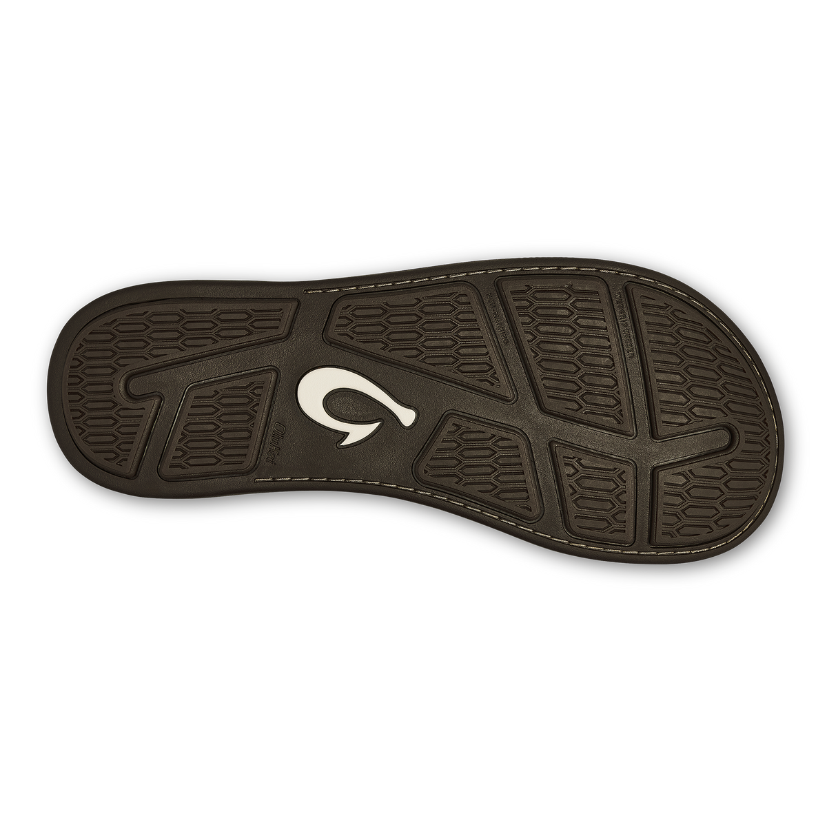 Tuahine Men's Waterproof Leather Beach Sandals - Dark Wood