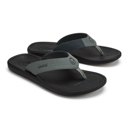 Ki‘i Men’s Water Ready Beach Sandals - Rock / Lava Rock