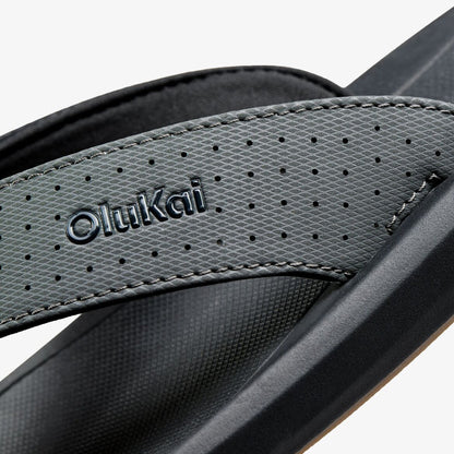 Ki‘i Men’s Water Ready Beach Sandals - Rock / Lava Rock