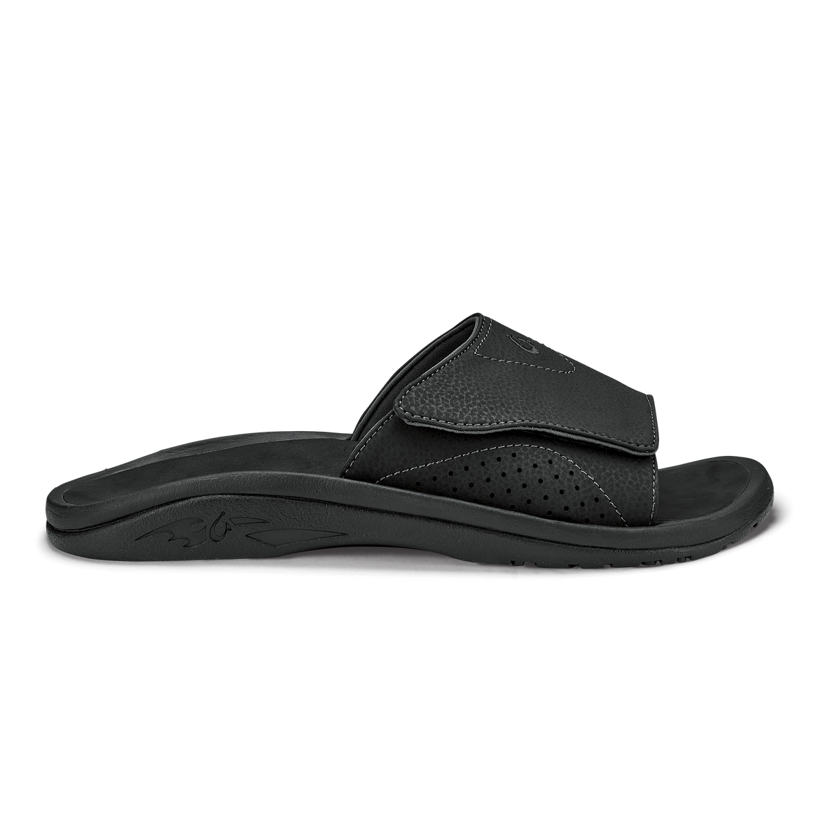 Nalu Slide Men's Beach Slide Sandals - Black