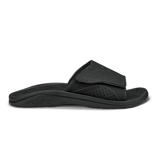 Nalu Slide Men's Beach Slide Sandals - Black