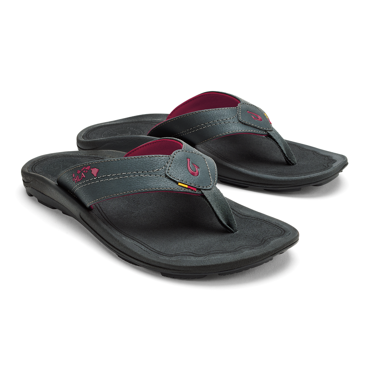 Kīpī Men’s Comfortable Beach Sandals - Dark Shadow