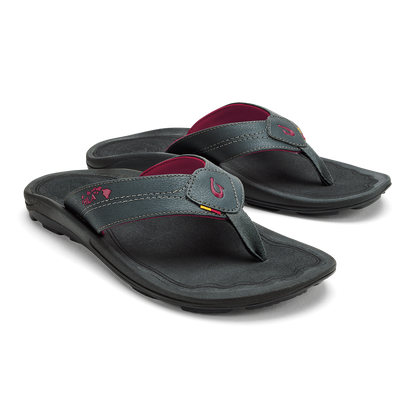 Kīpī Men’s Comfortable Beach Sandals - Dark Shadow