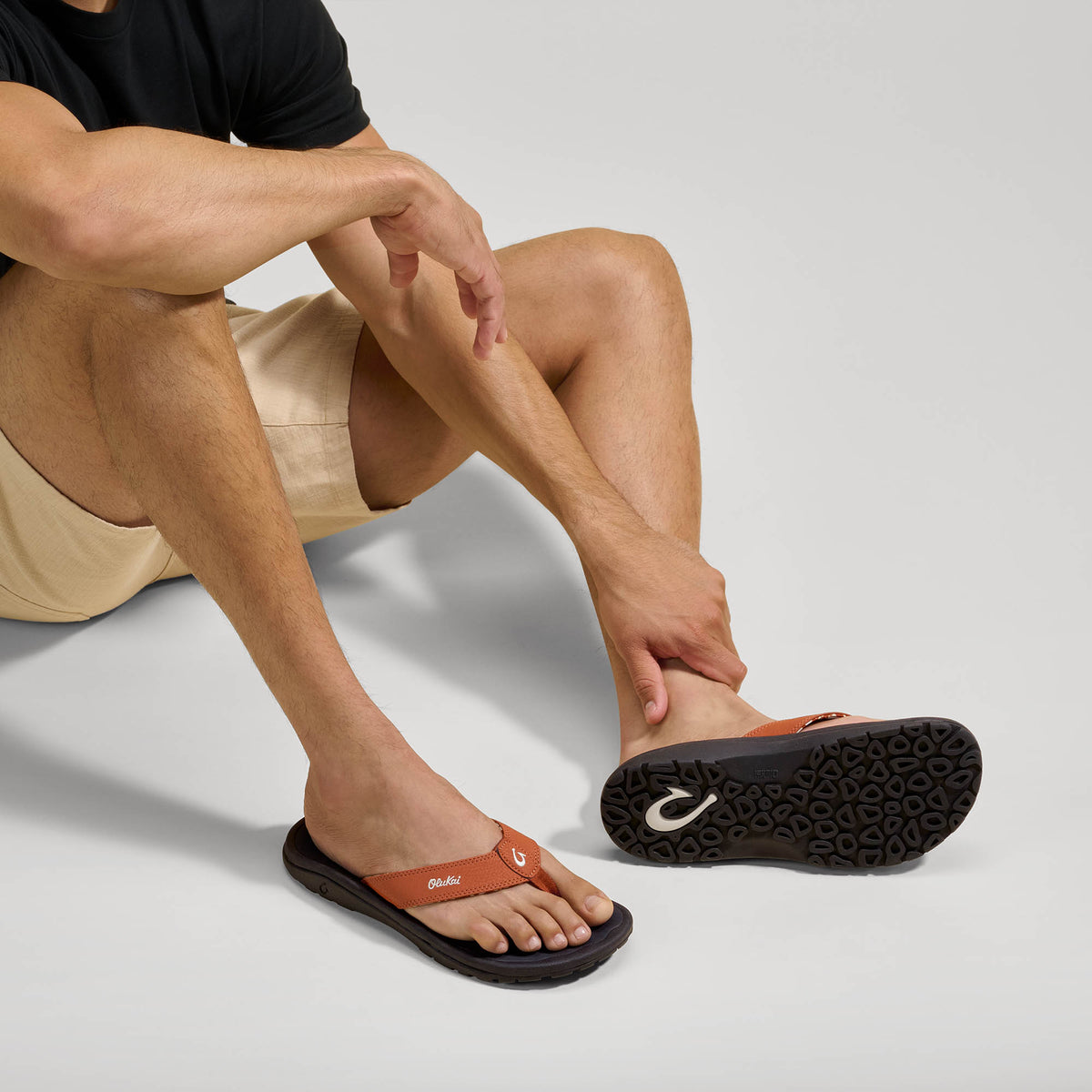 ‘Ohana Men's Best Selling Beach Sandals - Dirt / Lava Rock
