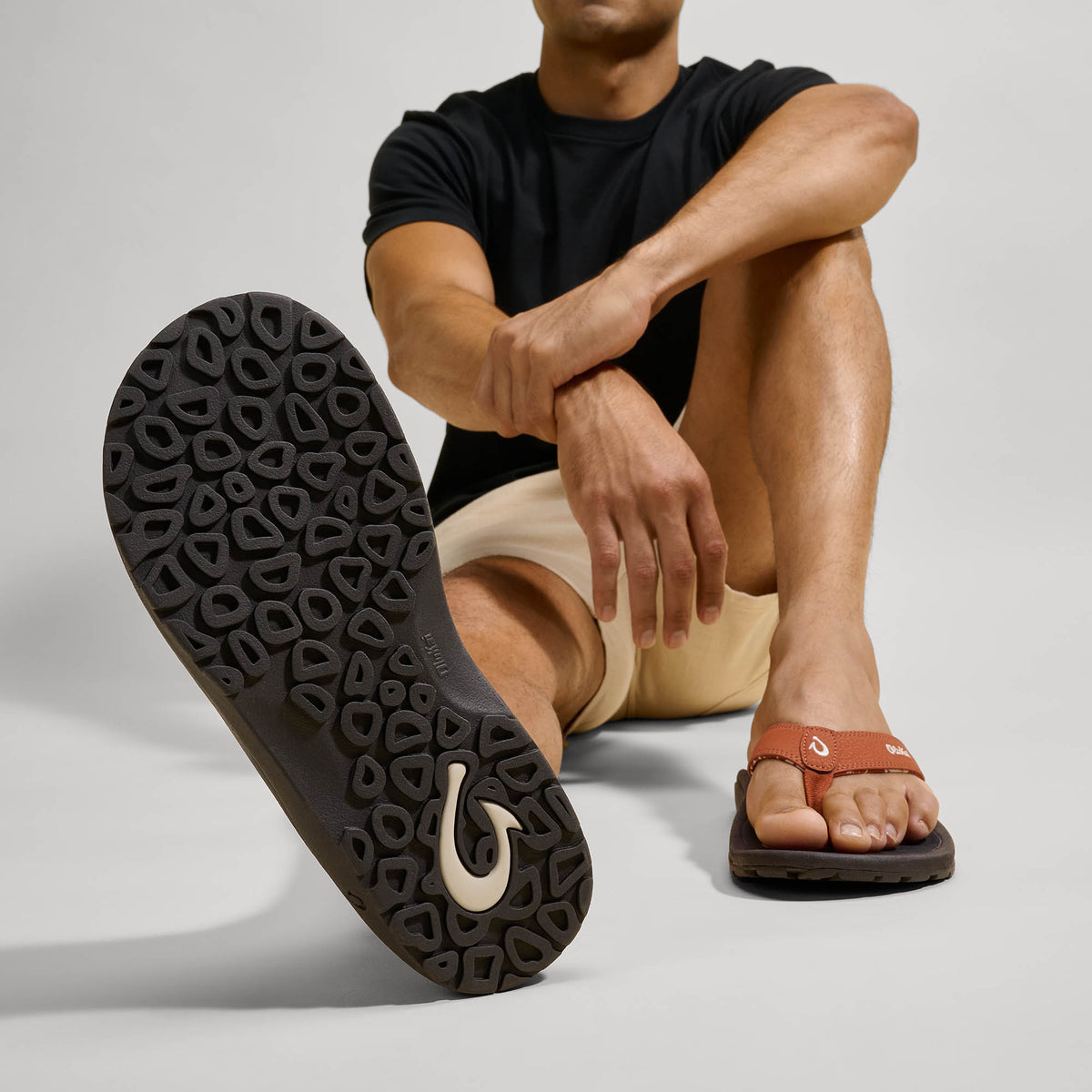 ‘Ohana Men's Best Selling Beach Sandals - Dirt / Lava Rock