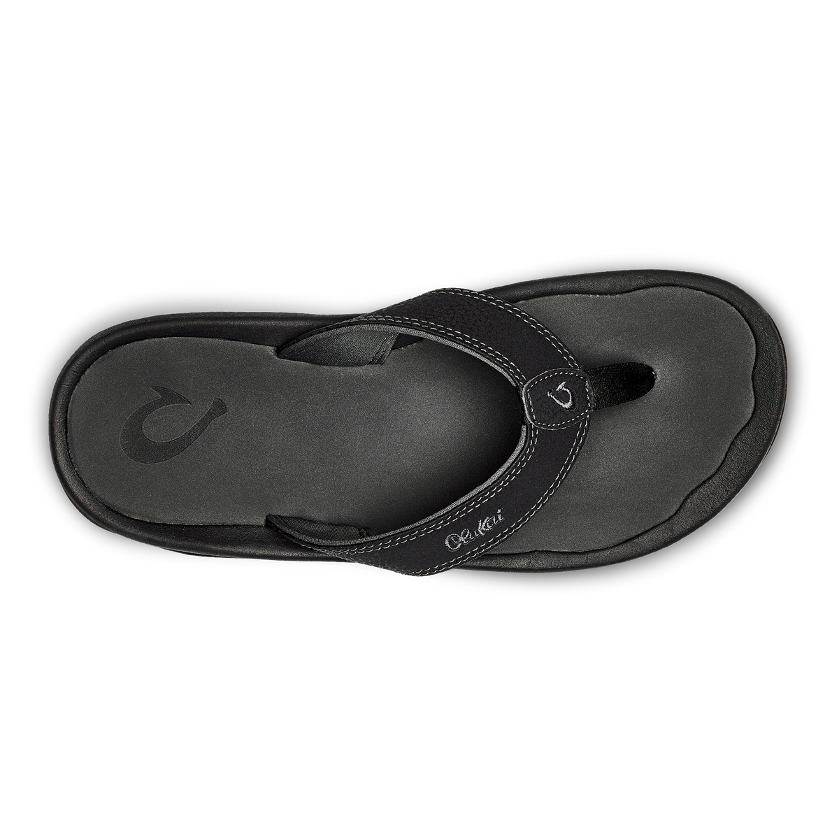 OluKai ‘Ohana - Black / Dark Shadow | Men's Beach Sandals