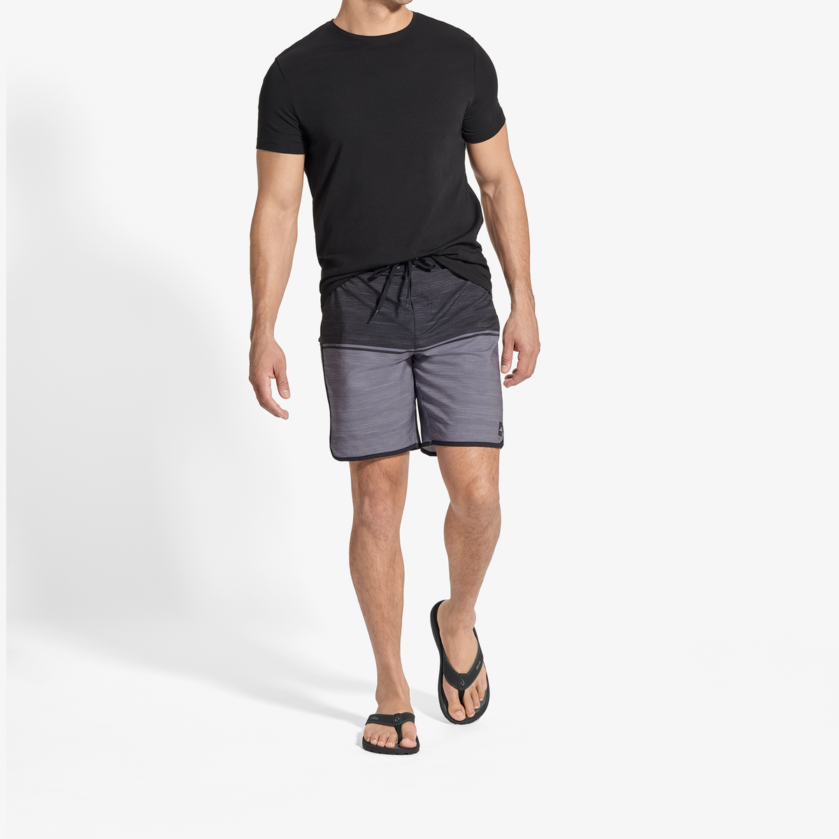 OluKai ‘Ohana - Black / Dark Shadow | Men's Beach Sandals