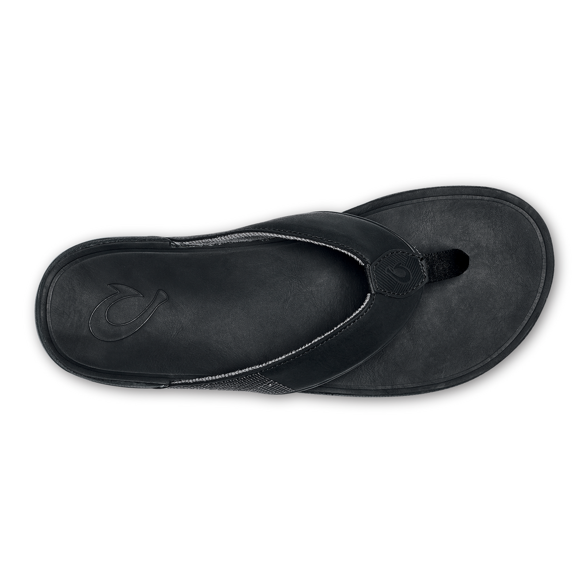 Tuahine Men's Waterproof Leather Beach Sandals - Black
