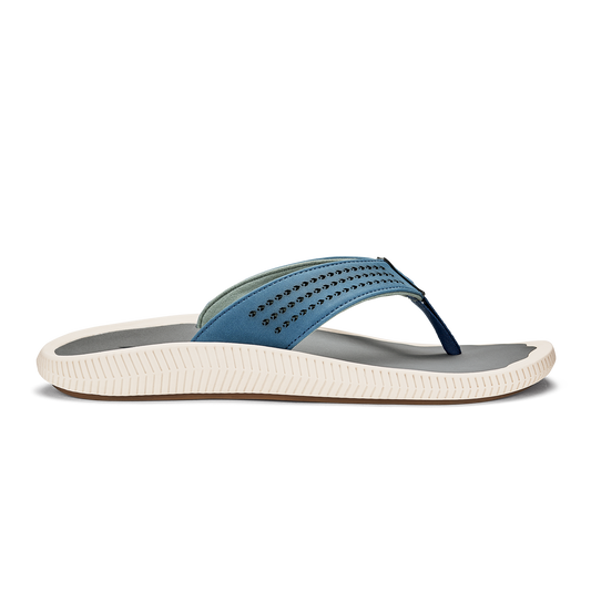 Ulele Men's Beach Sandals - Slate Blue / Charcoal