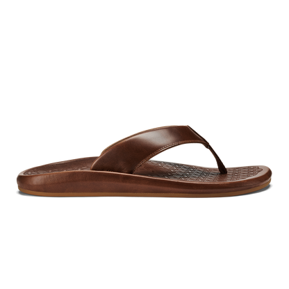 ‘Ilikai Men‘s Leather Sandals - Toffee