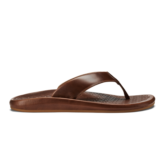 ‘Ilikai Men‘s Leather Sandals - Toffee