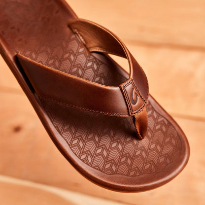 ‘Ilikai Men‘s Leather Sandals - Toffee