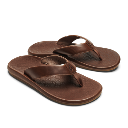 ‘Ilikai Men‘s Leather Sandals - Toffee