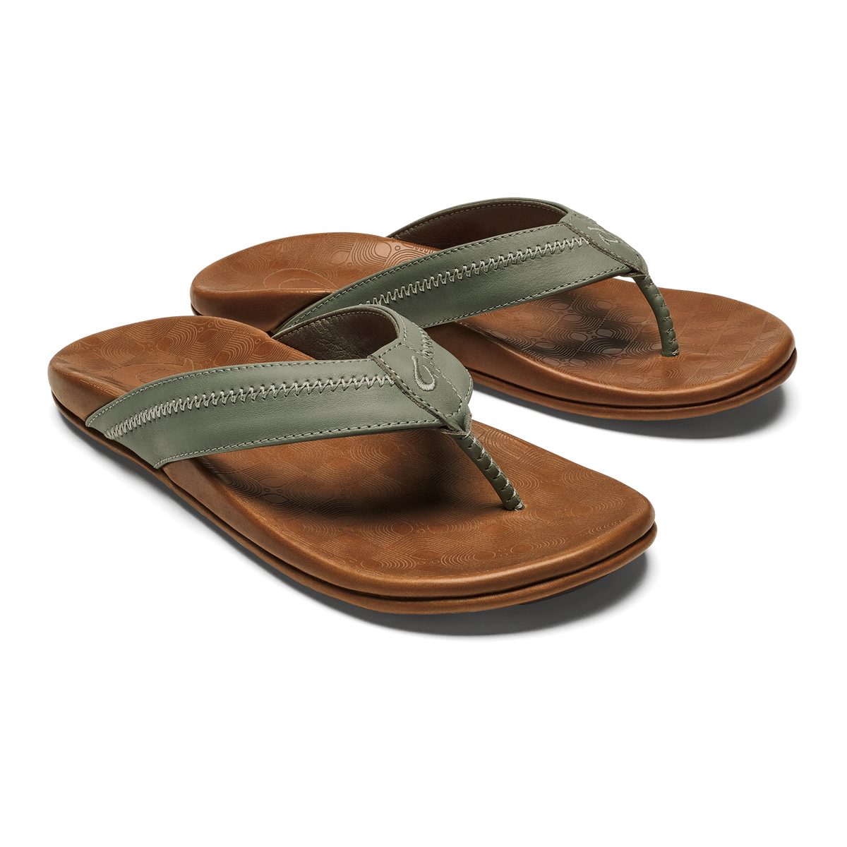 Hiapo - Odyssey Grey / Sahara Men’s Leather Beach Sandals
