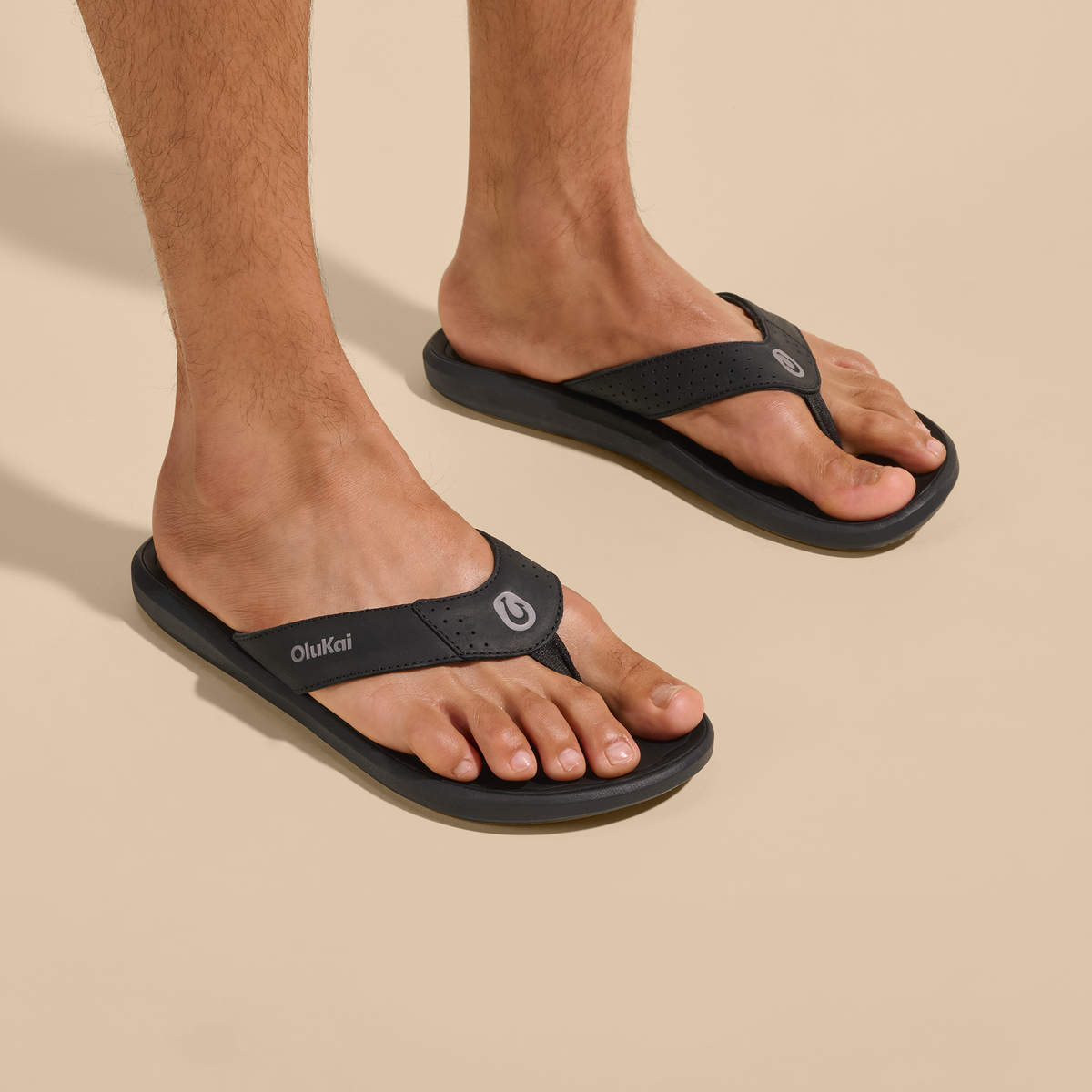 Pili Men’s Waterproof Leather Sandals - Lava Rock