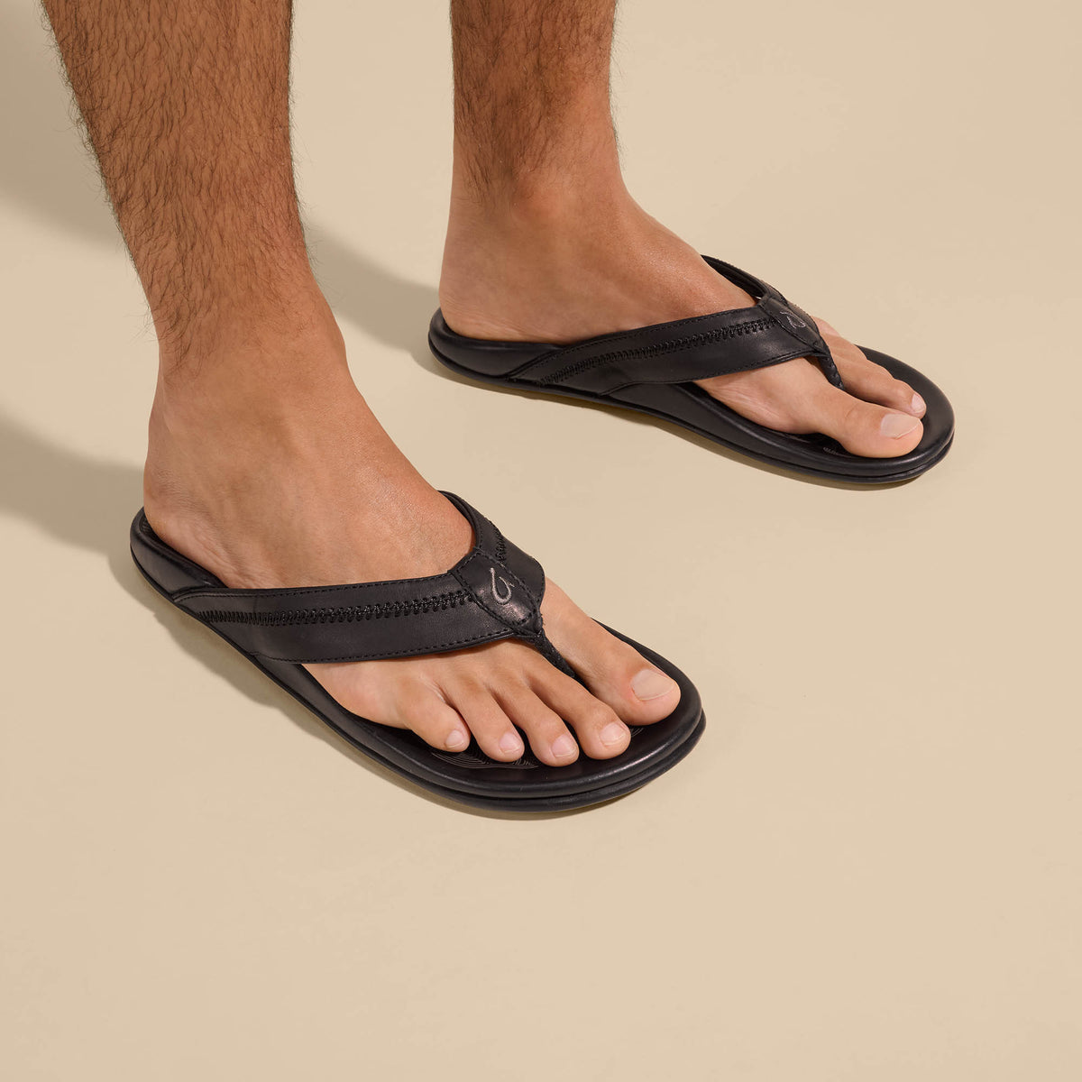 Hiapo - Lava Rock Men’s Leather Beach Sandals
