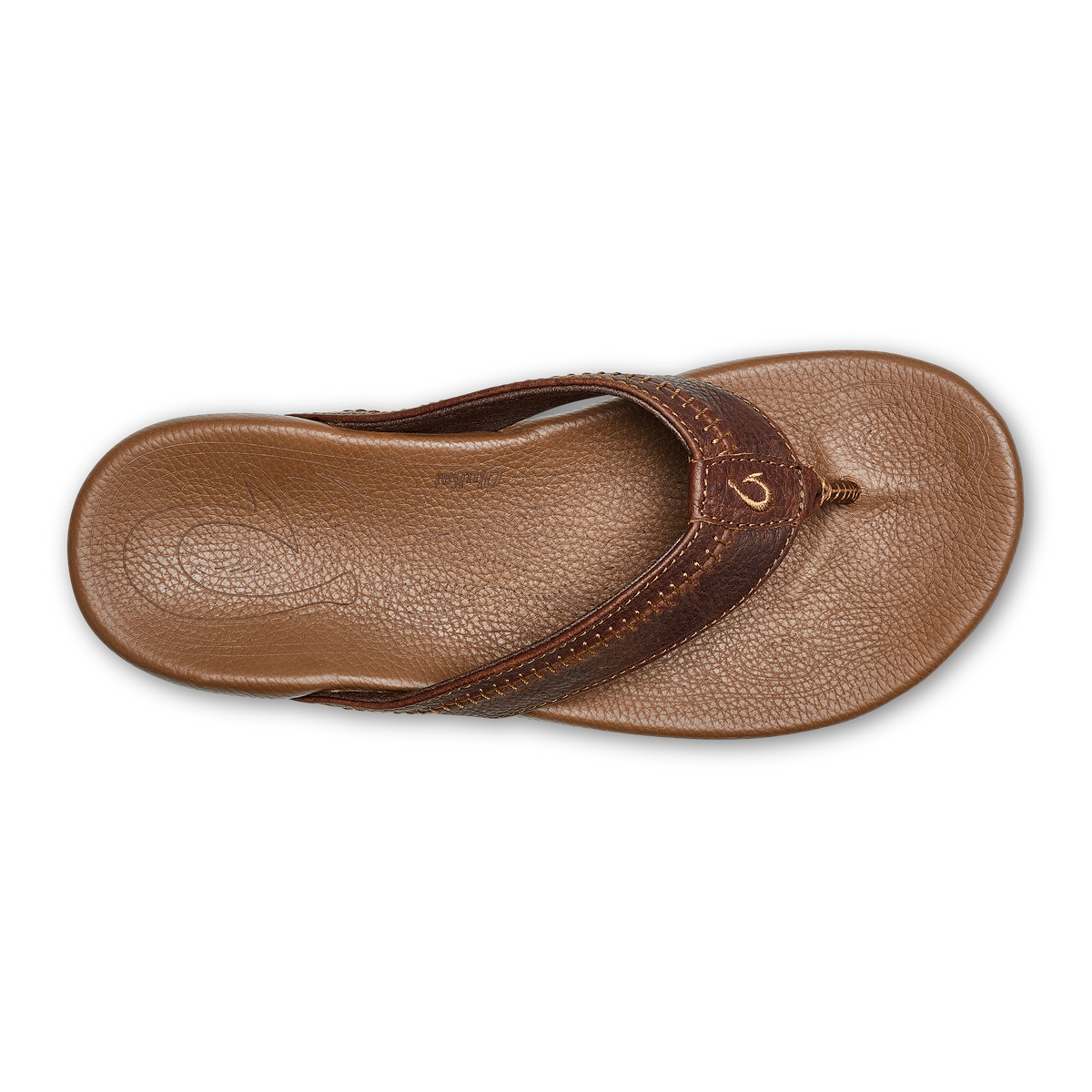 Hiapo -Dark Java / Toffee Men’s Leather Beach Sandals