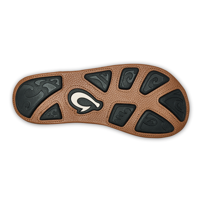Hiapo -Dark Java / Toffee Men’s Leather Beach Sandals