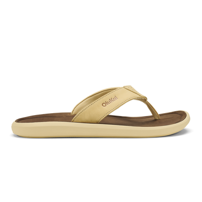 Pili Men’s Waterproof Leather Sandals - Toasted Coconut / Tan