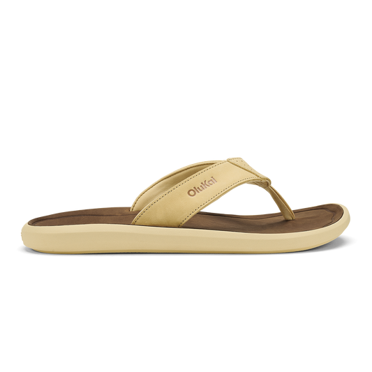 Pili Men’s Waterproof Leather Sandals - Toasted Coconut / Tan