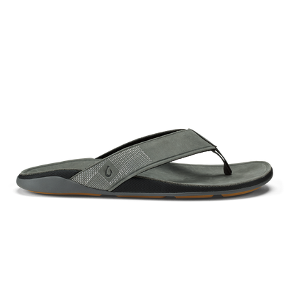 Tuahine Men's Waterproof Leather Beach Sandals - Rock