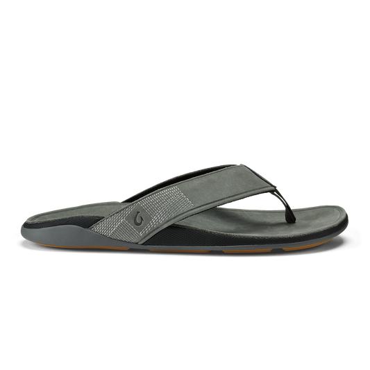 Tuahine Men's Waterproof Leather Beach Sandals - Rock
