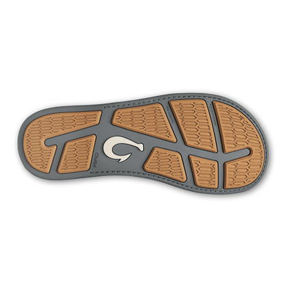Tuahine Men's Waterproof Leather Beach Sandals - Rock