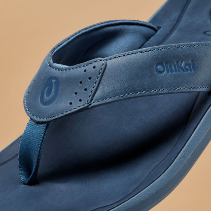 Pili Men’s Waterproof Leather Sandals - Blue Fog / Coastal Blue