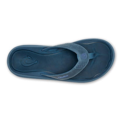 Pili Men’s Waterproof Leather Sandals - Blue Fog / Coastal Blue