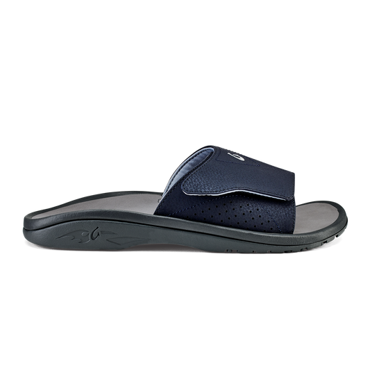 OluKai Nalu Slide - Trench Blue / Charcoal | Men's Sandals