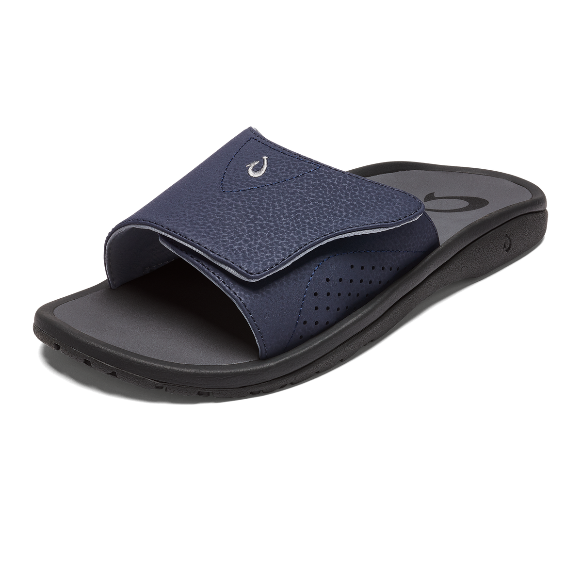 OluKai Nalu Slide - Trench Blue / Charcoal | Men's Sandals