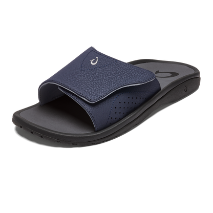 OluKai Nalu Slide - Trench Blue / Charcoal | Men's Sandals