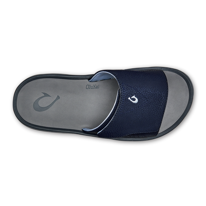 OluKai Nalu Slide - Trench Blue / Charcoal | Men's Sandals