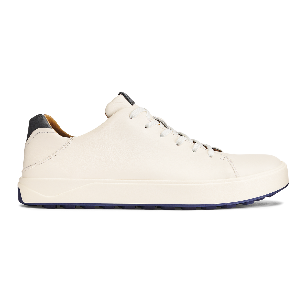 Wai‘alae Men’s Waterproof Leather Golf Shoes - White