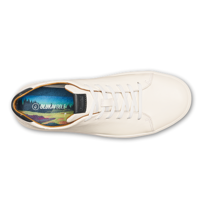 Wai‘alae Men’s Waterproof Leather Golf Shoes - White