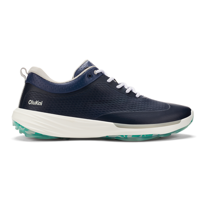 Mākena Men’s Waterproof Golf Shoes - Mood Indigo
